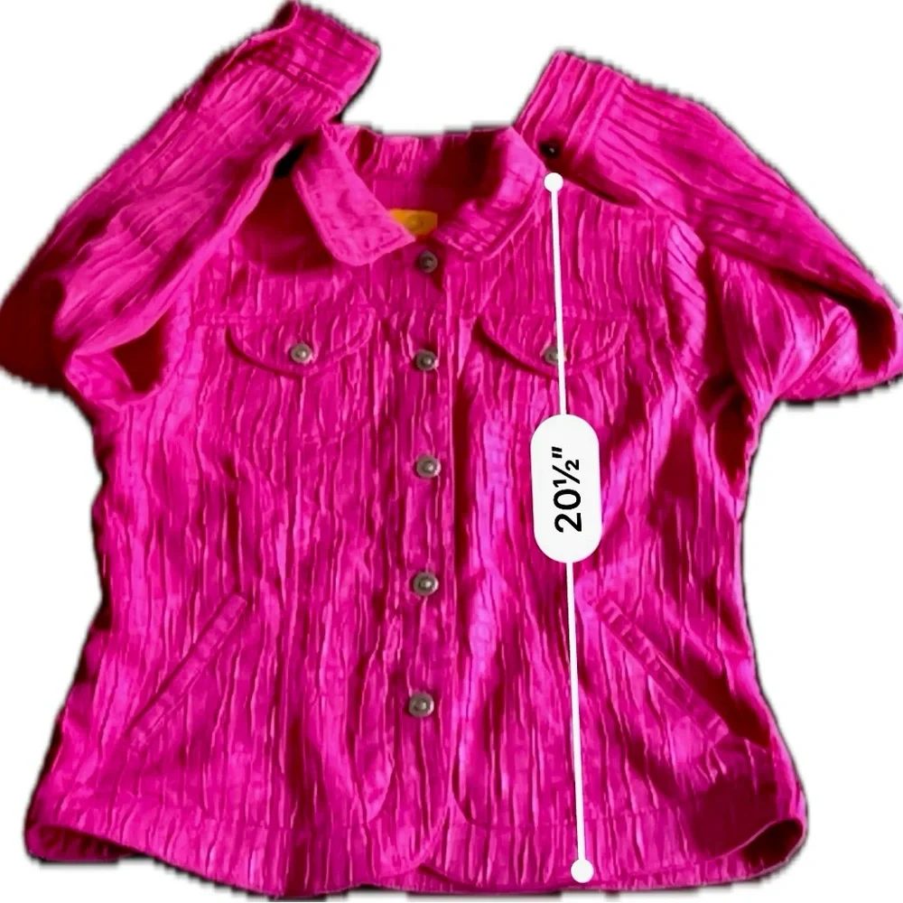 Ruby Rd. Fuchsia Jacket - Picture 8 of 8
